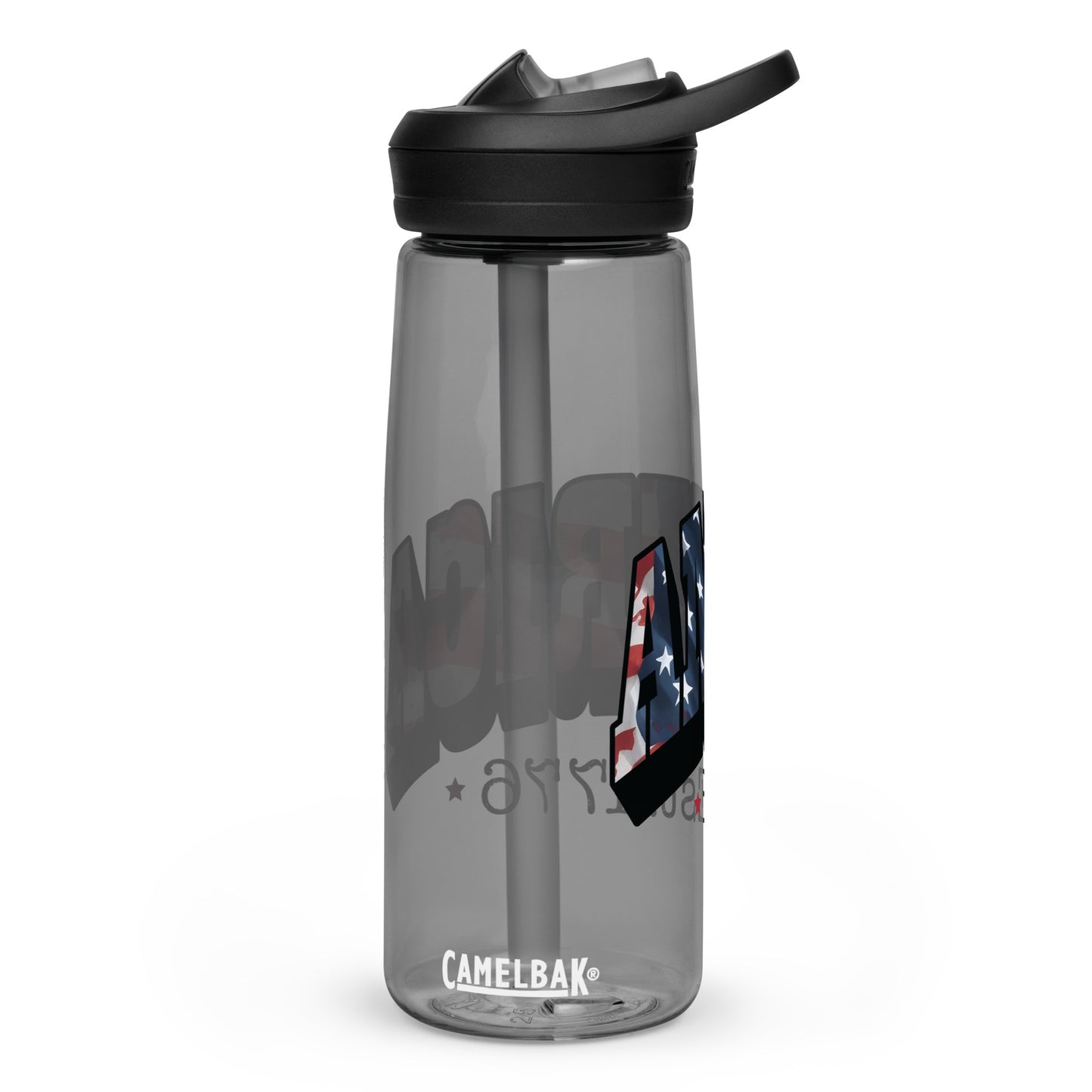 BPA-free Sports Water Bottle  "Americ Est. 1776"