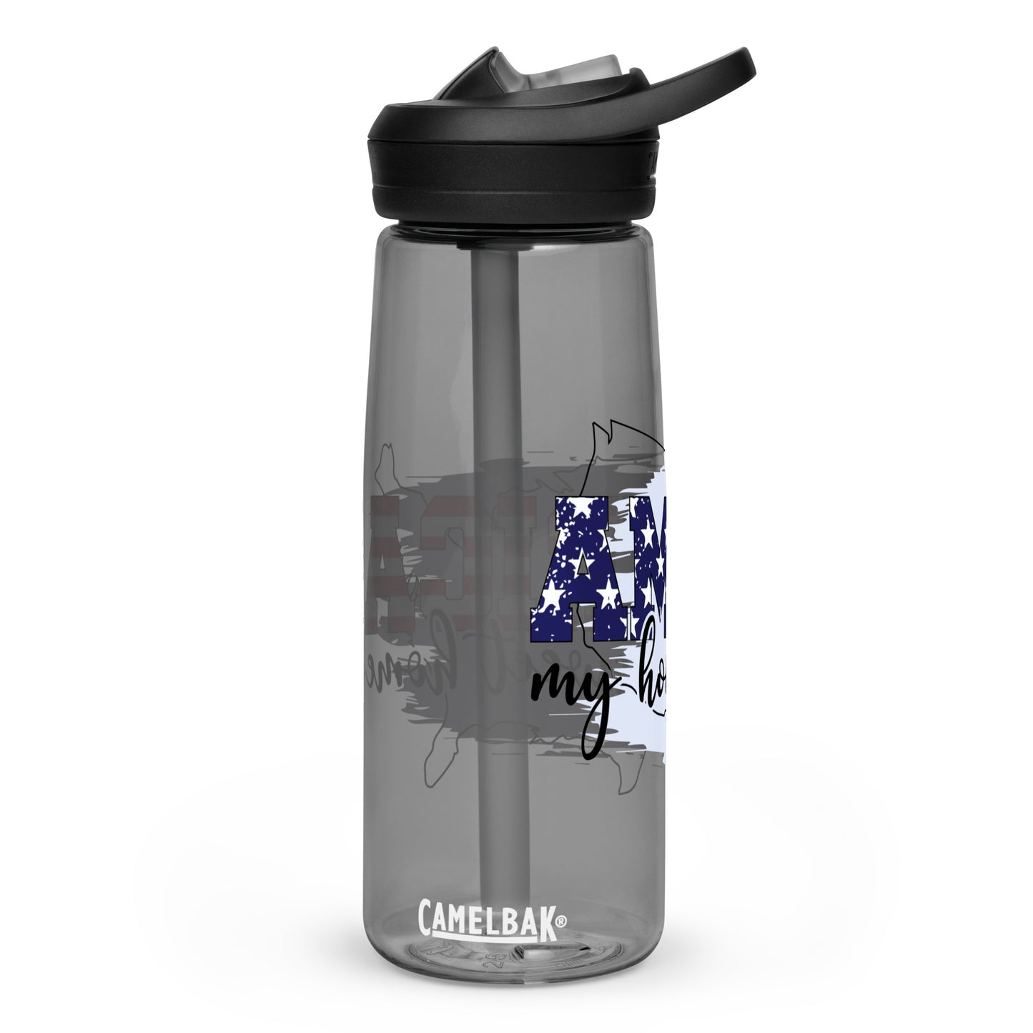 BPA-free Sports Water Bottle "America my Home sweet Home"