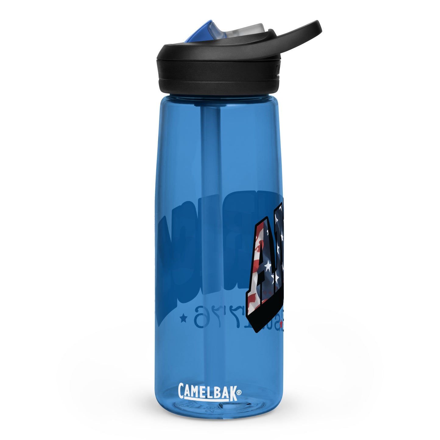 BPA-free Sports Water Bottle  "Americ Est. 1776"