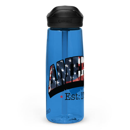 BPA-free Sports Water Bottle  "Americ Est. 1776"