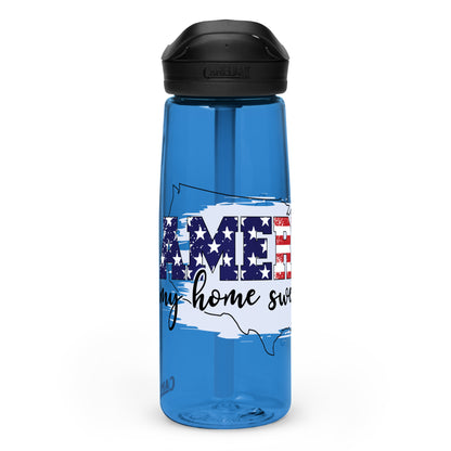 BPA-free Sports Water Bottle "America my Home sweet Home"