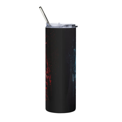 Patriotic Stainless-Steel Tumbler "American Skull" T810013