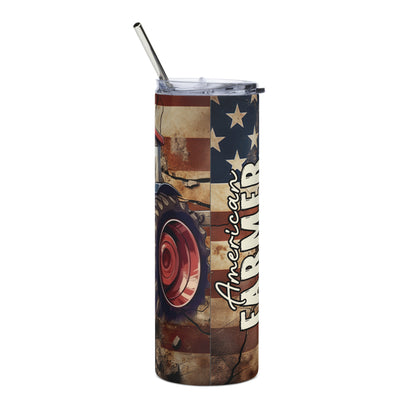 Patriotic Stainless-Steel Tumbler "American Farmer" T810019