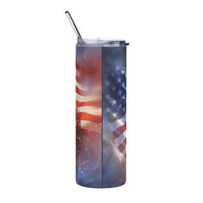 Patriotic Stainless-Steel Tumbler "American Eagle" T810026