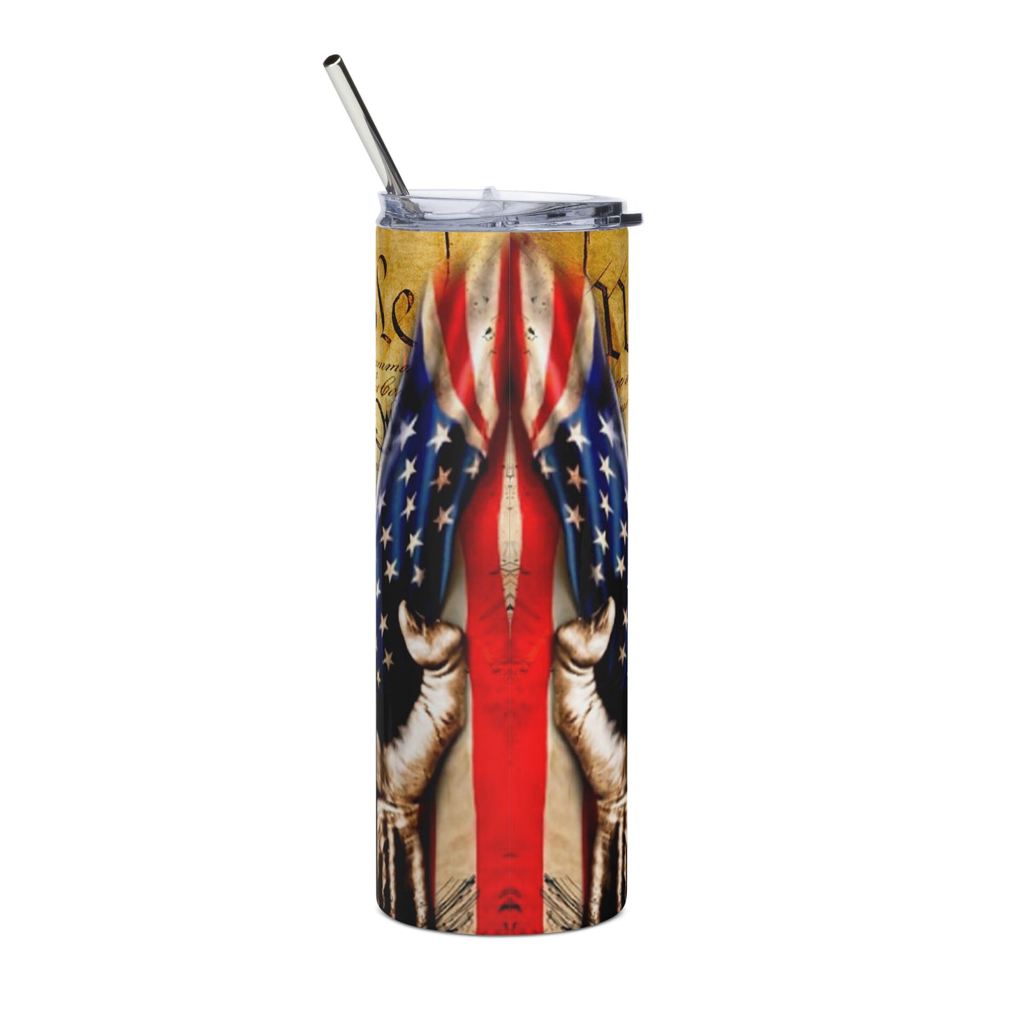 Patriotic Stainless-Steel Tumbler "We The People" T810028