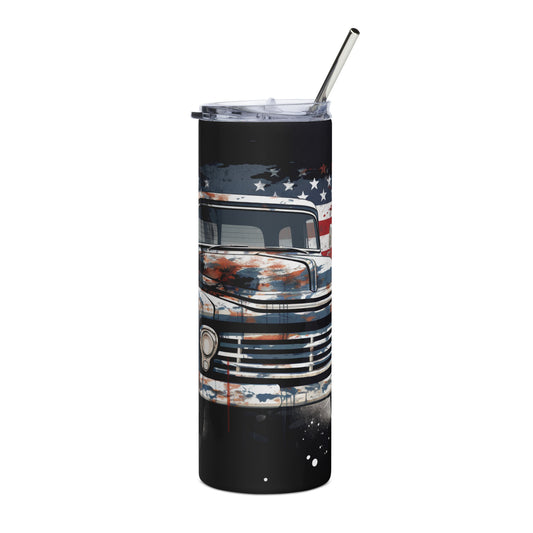 Patriotic Stainless-Steel Tumbler "American Oldtimers" T810015