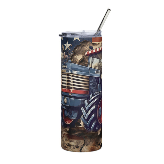 Patriotic Stainless-Steel Tumbler "American Farmer" T810019