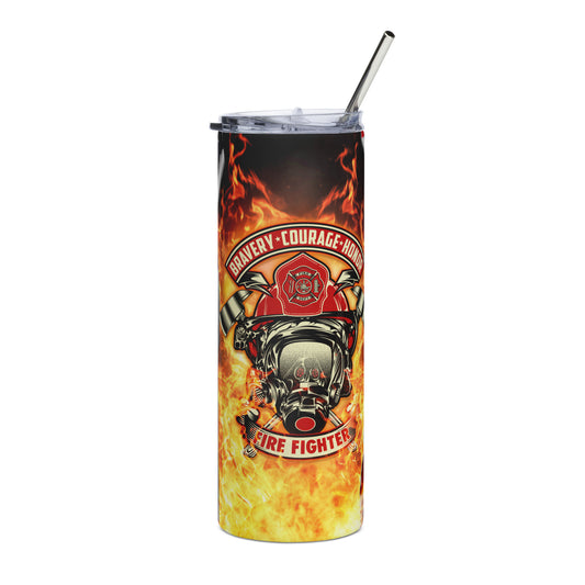 Patriotic Stainless-Steel Tumbler "Fire Fighter" T810020