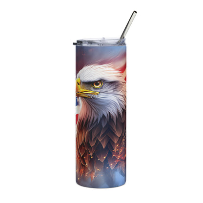 Patriotic Stainless-Steel Tumbler "American Eagle" T810026