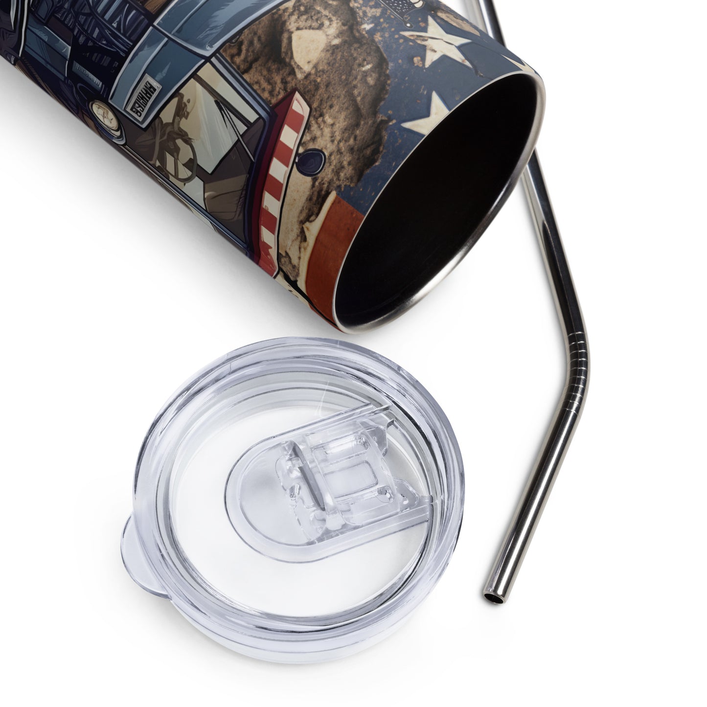 Patriotic Stainless-Steel Tumbler "American Farmer" T810019