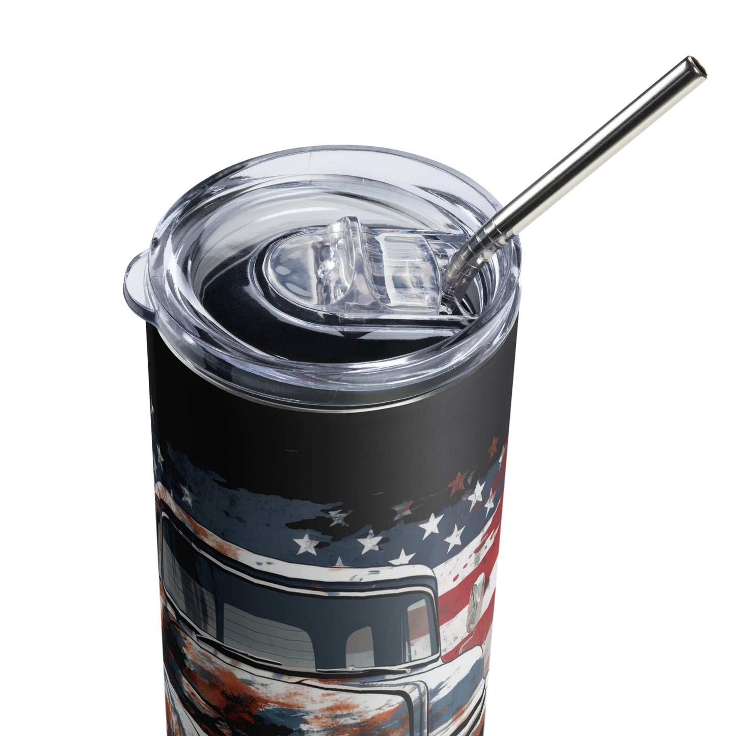 Patriotic Stainless-Steel Tumbler "American Oldtimers" T810015