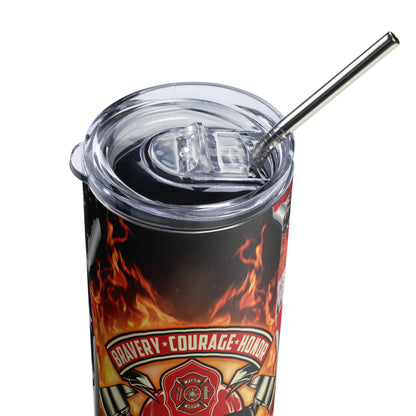 Patriotic Stainless-Steel Tumbler "Fire Fighter" T810020