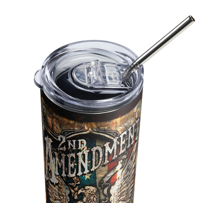 Patriotic Stainless-Steel Tumbler "2nd Amendment" T810022