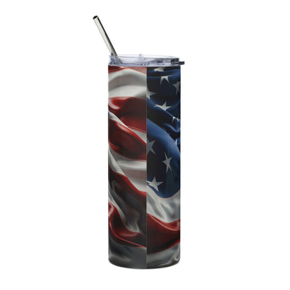 Patriotic Stainless-Steel Tumbler "American Flag" T810002