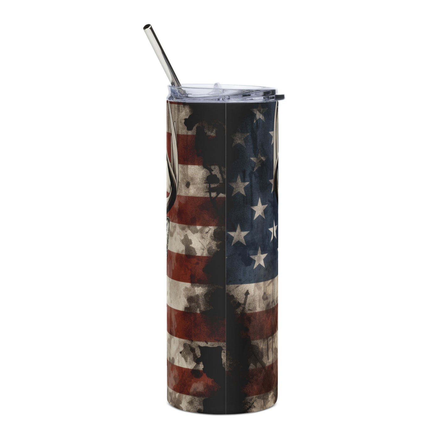 Patriotic Stainless-Steel Tumbler "American Hunter - Deer" T810005