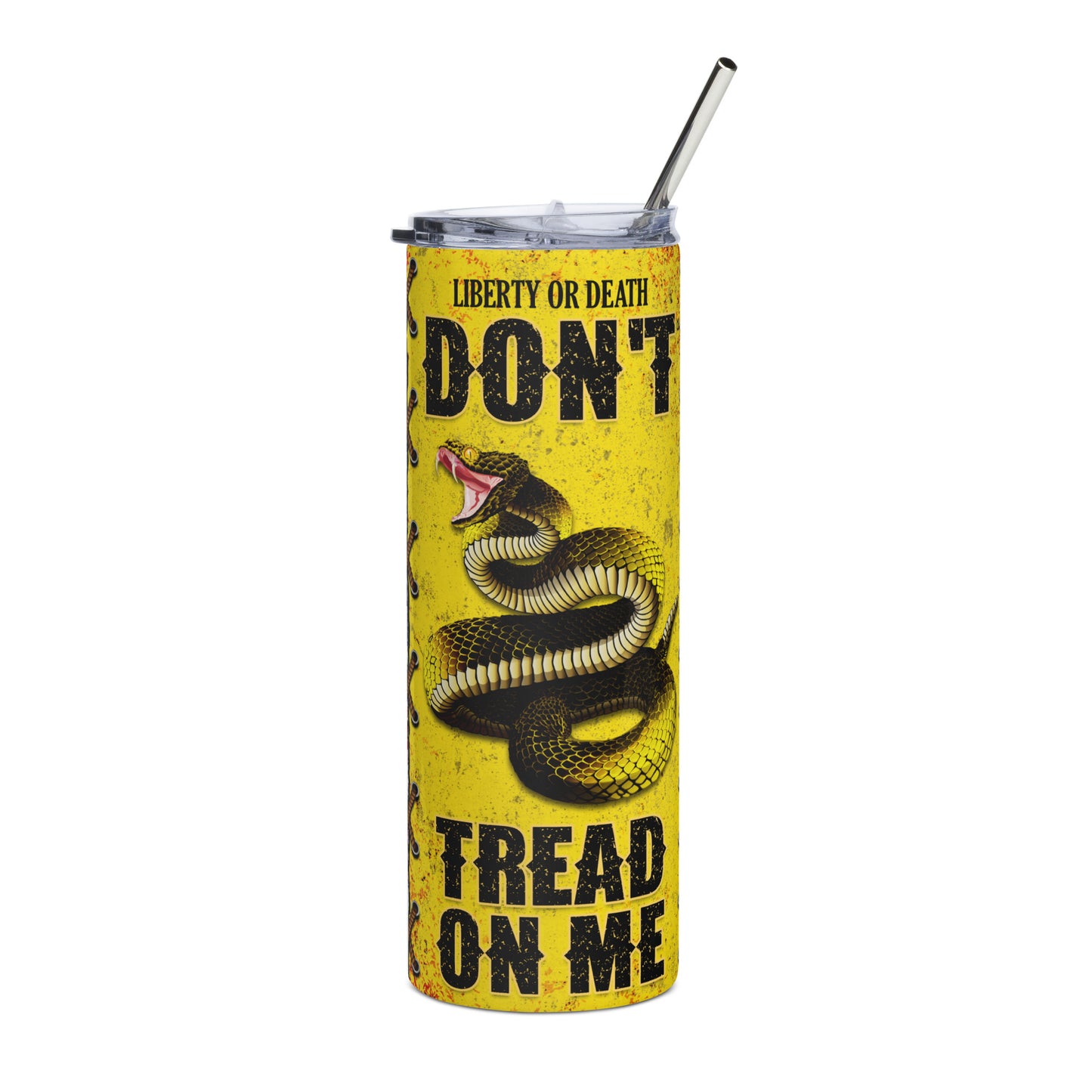 Patriotic Stainless-Steel Tumbler "Dont Tread On Me" T810016