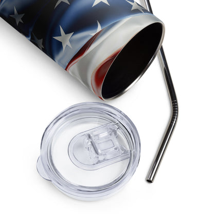 Patriotic Stainless-Steel Tumbler "American Flag" T810002