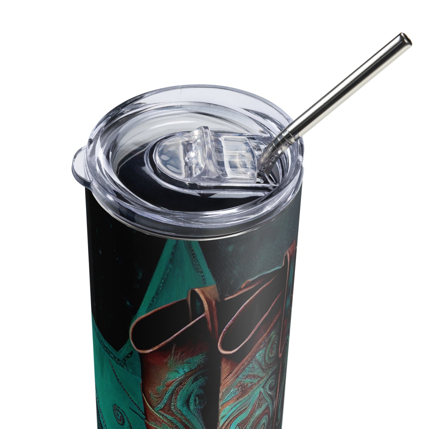 Patriotic Stainless-Steel Tumbler "Cowboy Boots" T810001