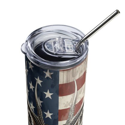 Patriotic Stainless-Steel Tumbler "American Hunter - Deer" T810005