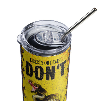 Patriotic Stainless-Steel Tumbler "Dont Tread On Me" T810016