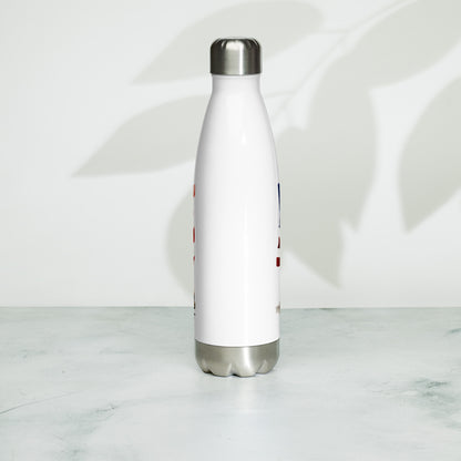 Patriotic Stainless Steel Water Bottle "Flag and Boots" W810007