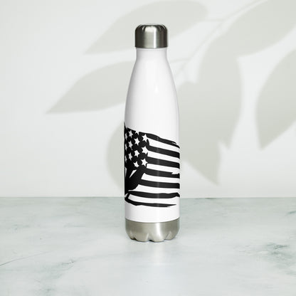 Patriotic Stainless Steel Water Bottle "Bear Flag" W810009