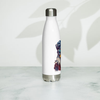 Patriotic Stainless Steel Water Bottle "Cool Eagle" W810002