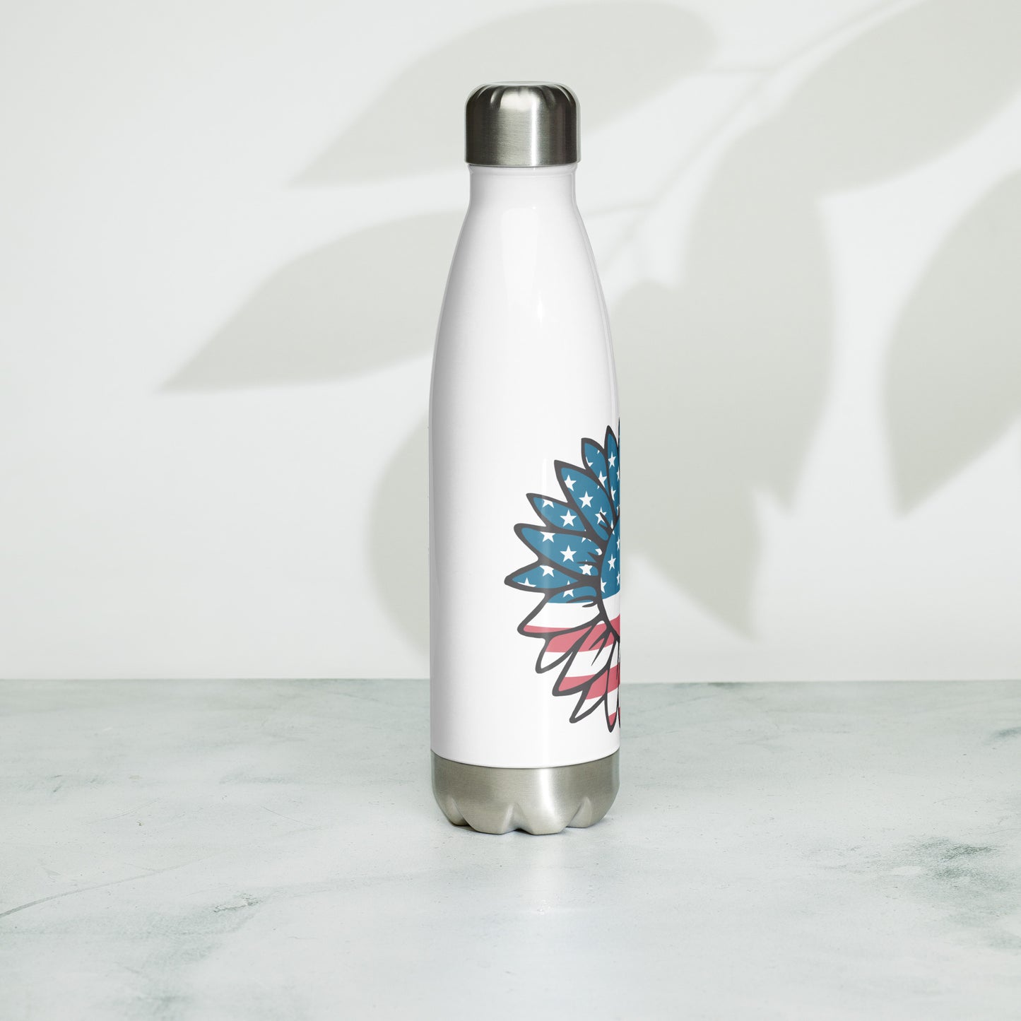 Patriotic Stainless Steel Water Bottle "Home of the Free" W810010