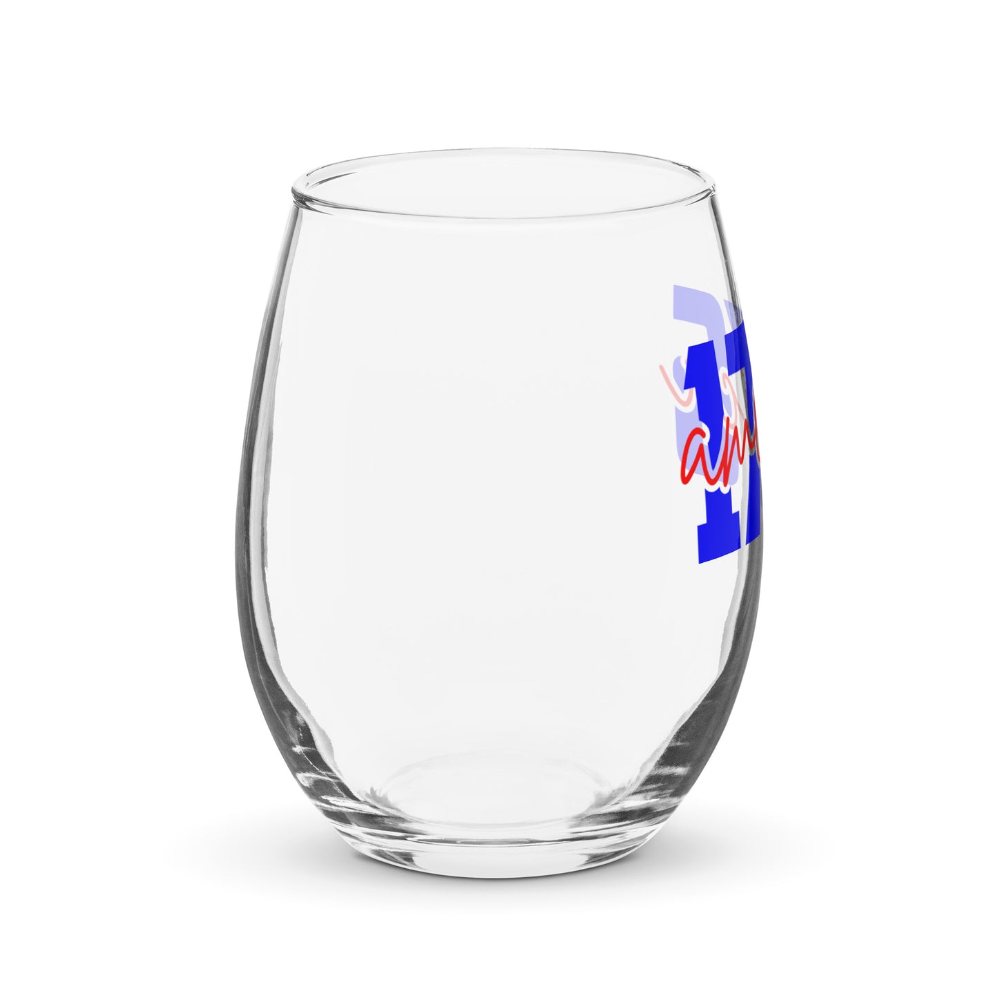 Patriotic Wine Glass  "1776" G820007