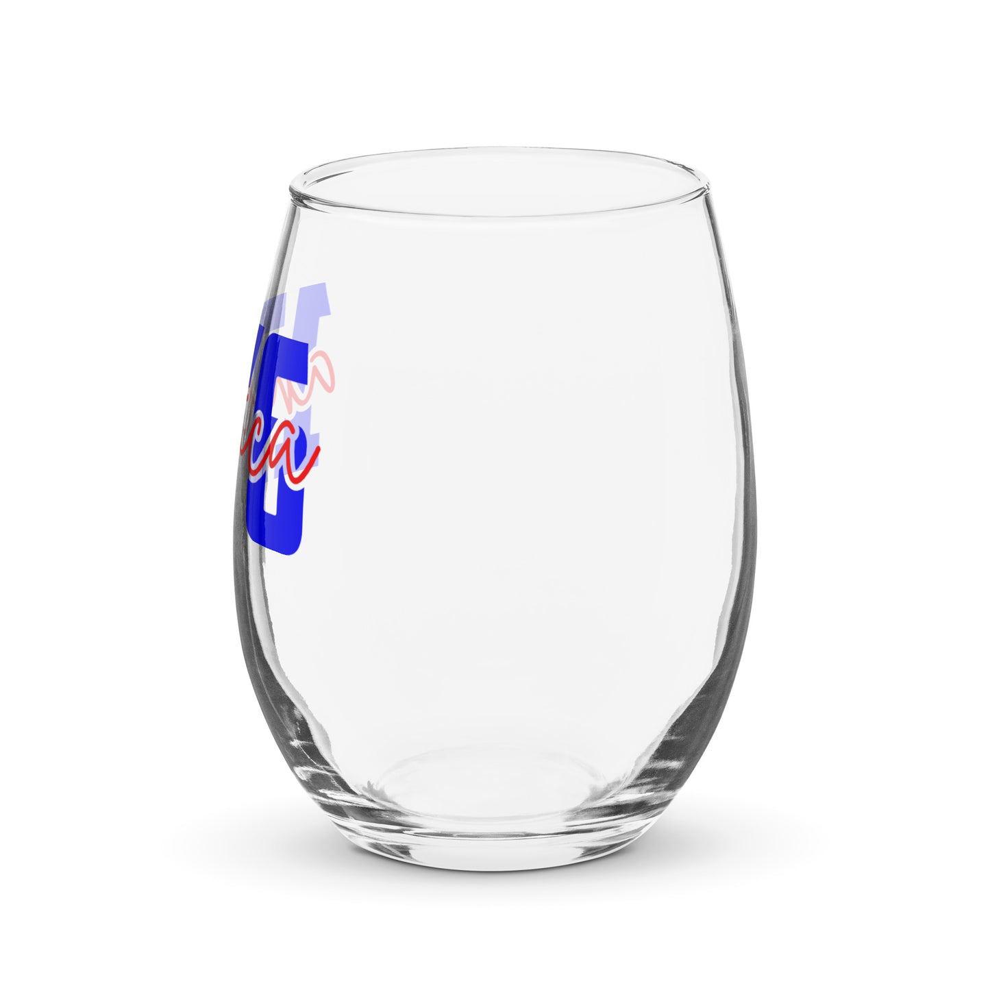 Patriotic Wine Glass  "1776" G820007