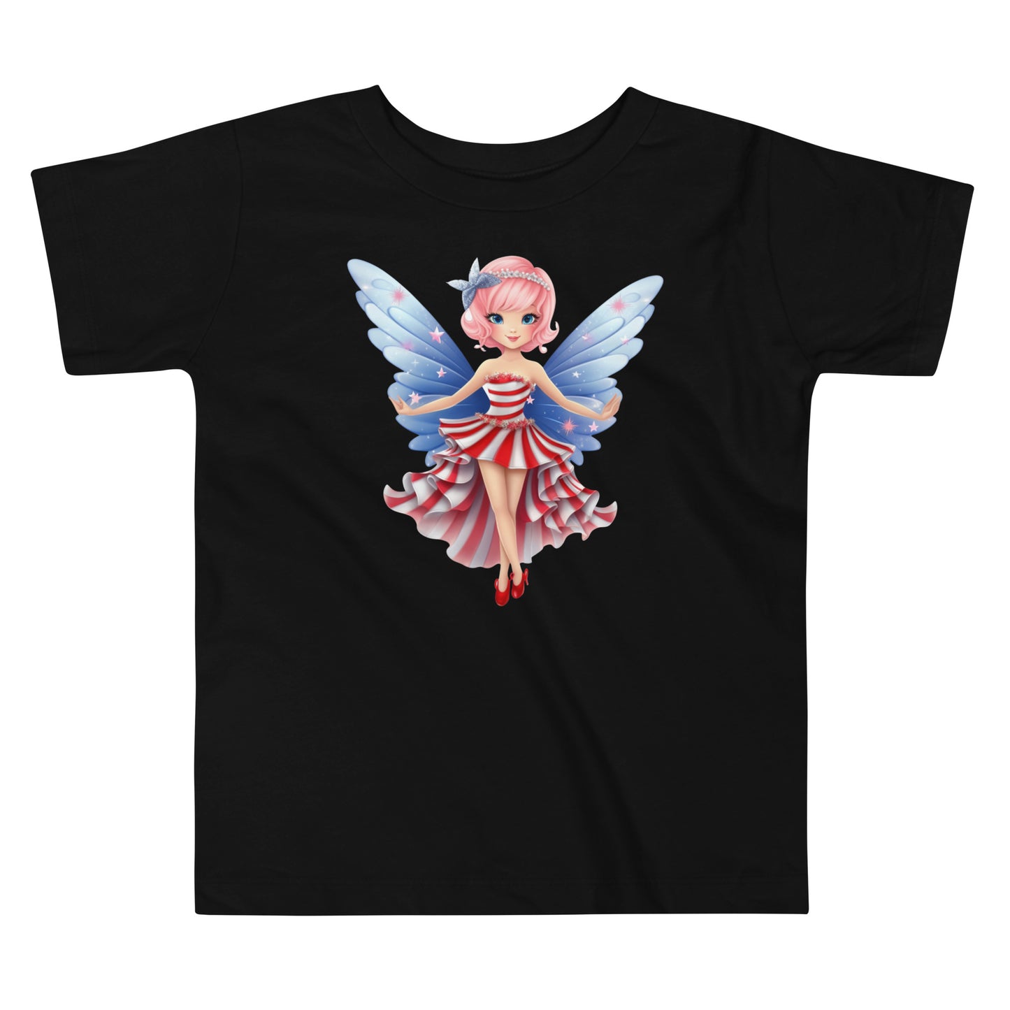 Patriotic T-Shirt for Toddlers "Dancing American Fairy" TS310006