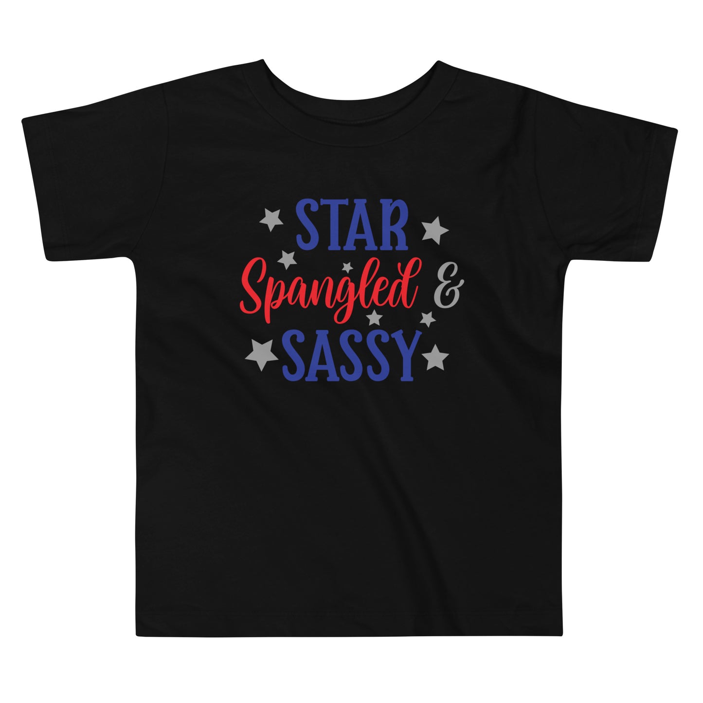 Patriotic T-Shirt for Toddlers "Star Sprangled Sassy" TS310011