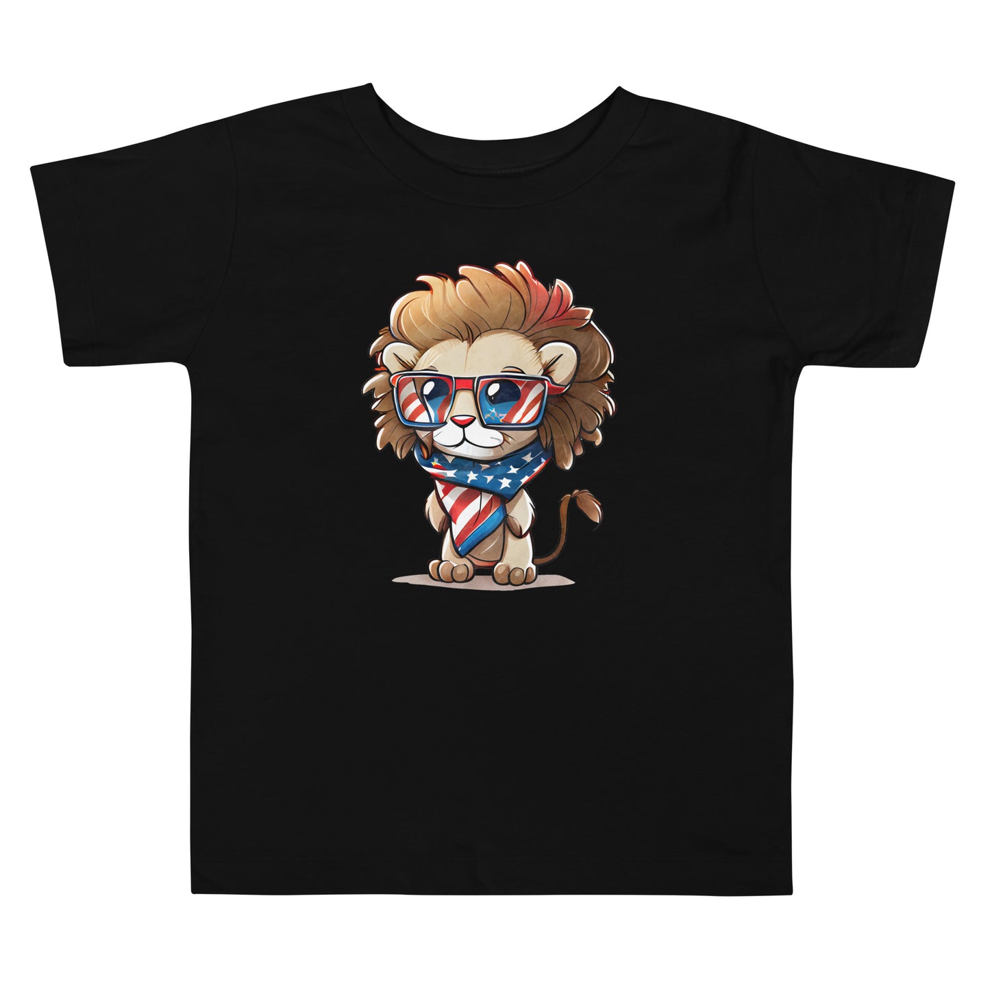 Patriotic T-Shirt for Toddlers "Patriotic Lion" TS310018