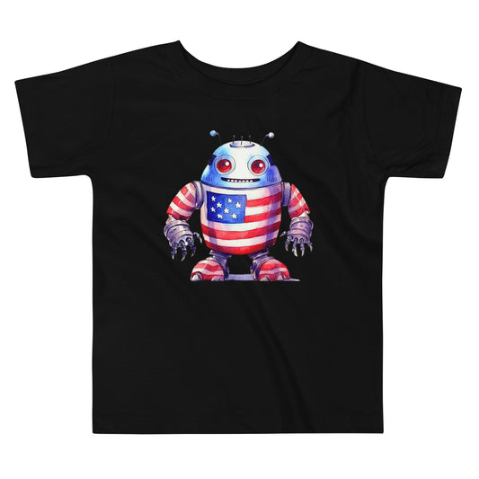 Patriotic T-Shirt for Toddlers "Robot" TS310022