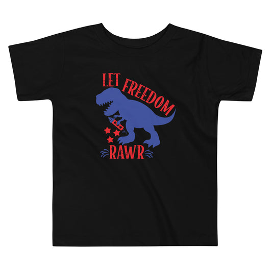 Patriotic T-Shirt for Toddlers "Let Freedom Raw" TS310023