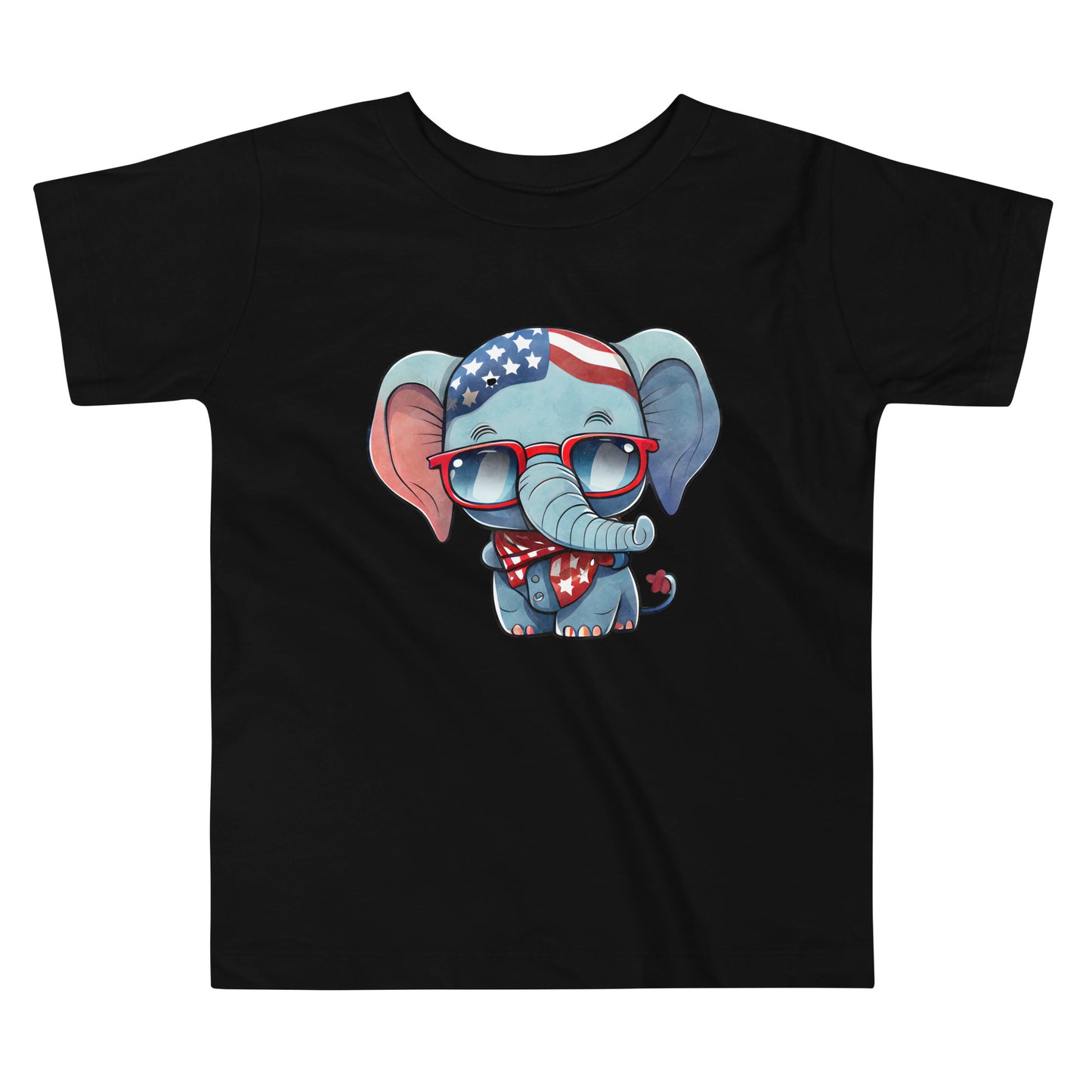 Patriotic T-Shirt for Toddlers "Patriotic Elephant" TS310027