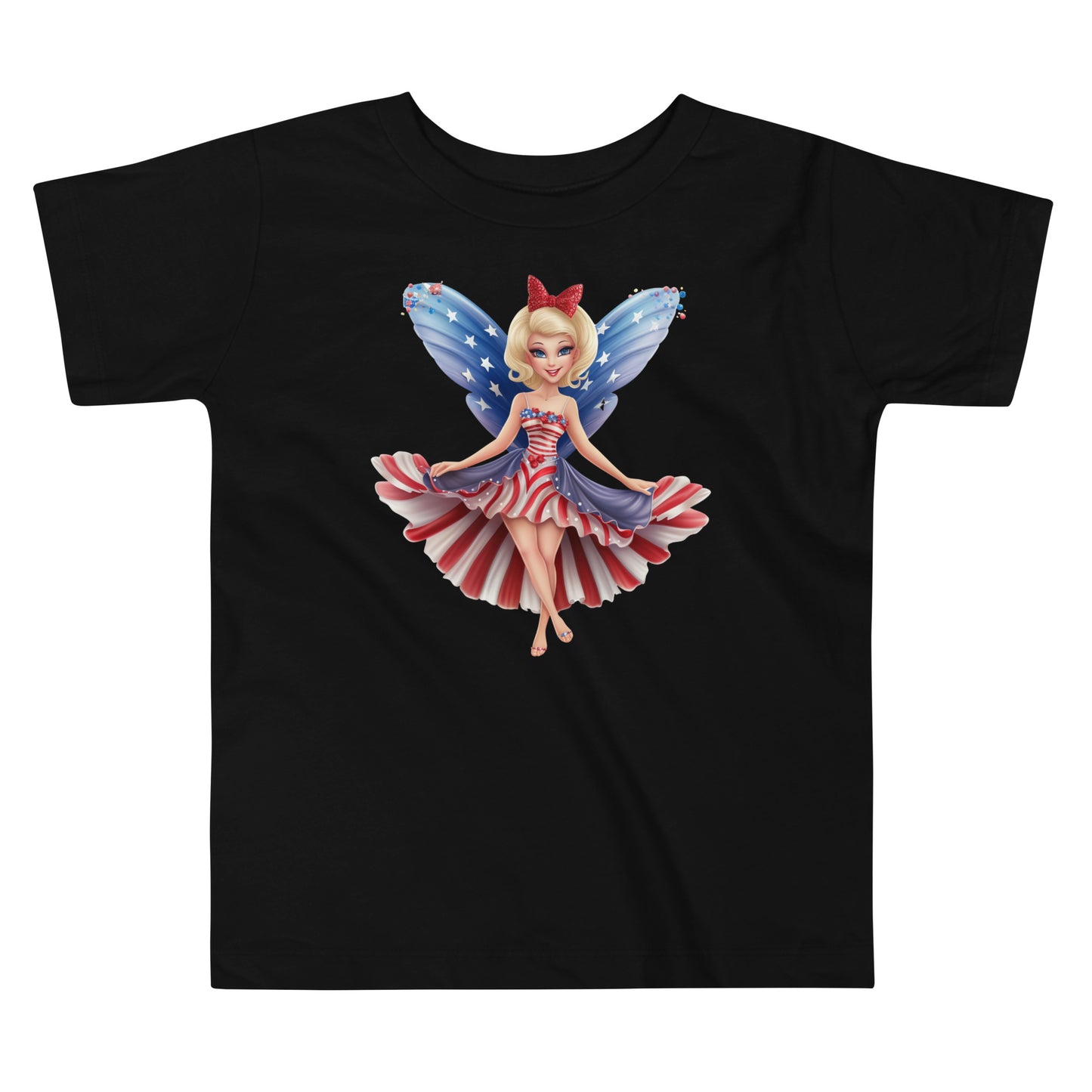 Patriotic T-Shirt for Toddlers "American Fairy" TS310028