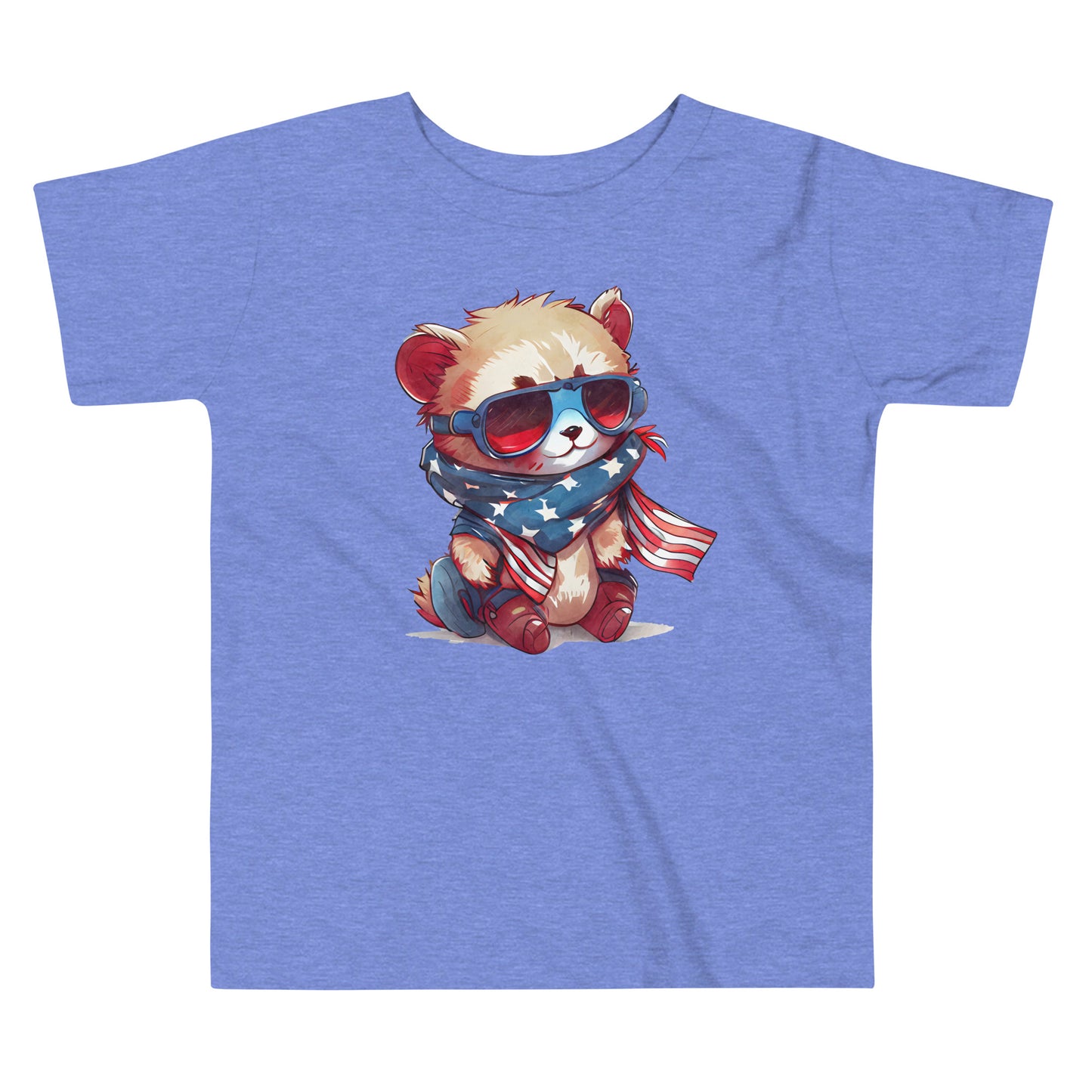 Patriotic T-Shirt for Toddlers "Patriotic Racoon" TS310005