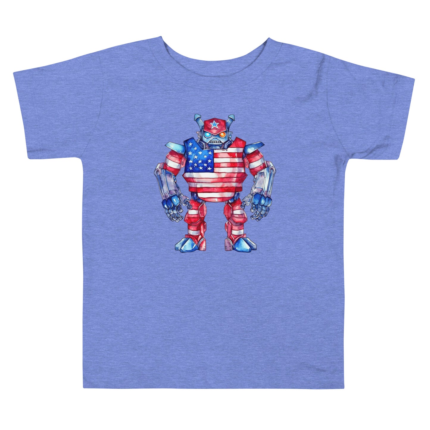 Patriotic T-Shirt for Toddlers "Strong Robot" TS310014