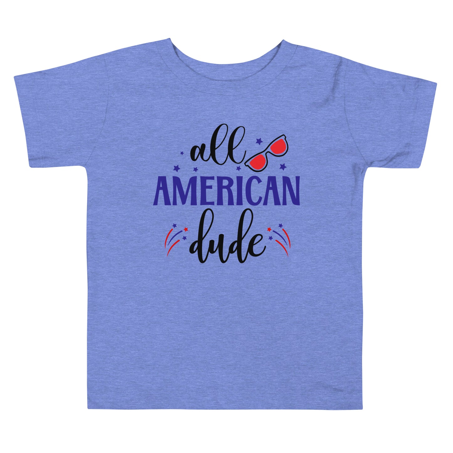 Patriotic T-Shirt for Toddlers "All American Dude" TS310015