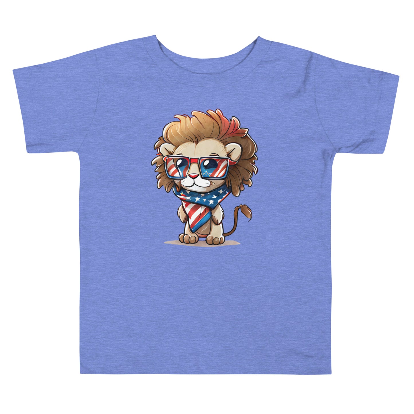 Patriotic T-Shirt for Toddlers "Patriotic Lion" TS310018