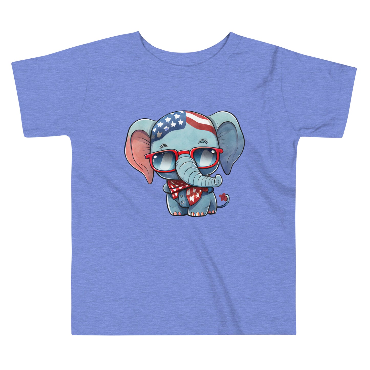 Patriotic T-Shirt for Toddlers "Patriotic Elephant" TS310027