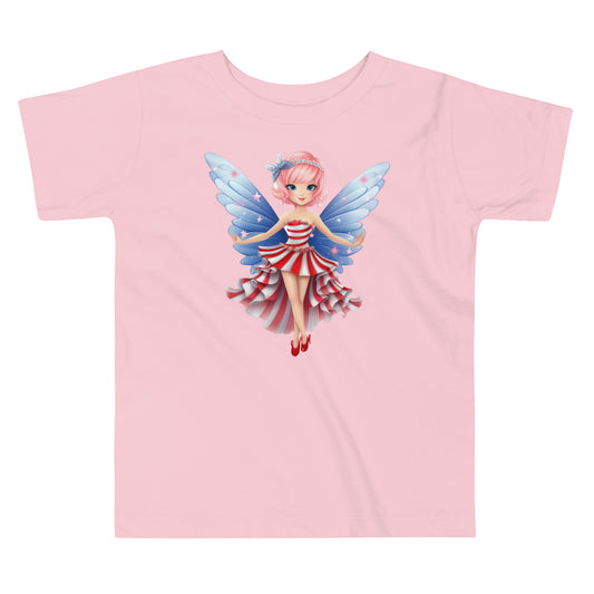 Patriotic T-Shirt for Toddlers "Dancing American Fairy" TS310006