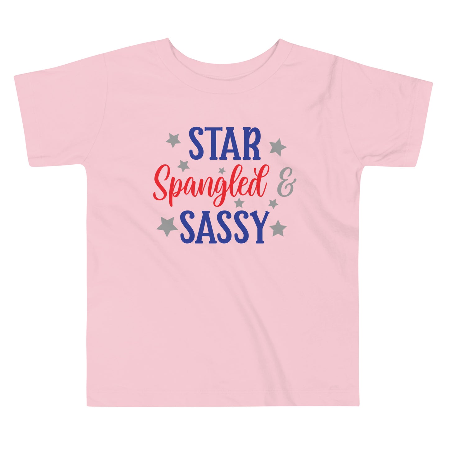 Patriotic T-Shirt for Toddlers "Star Sprangled Sassy" TS310011