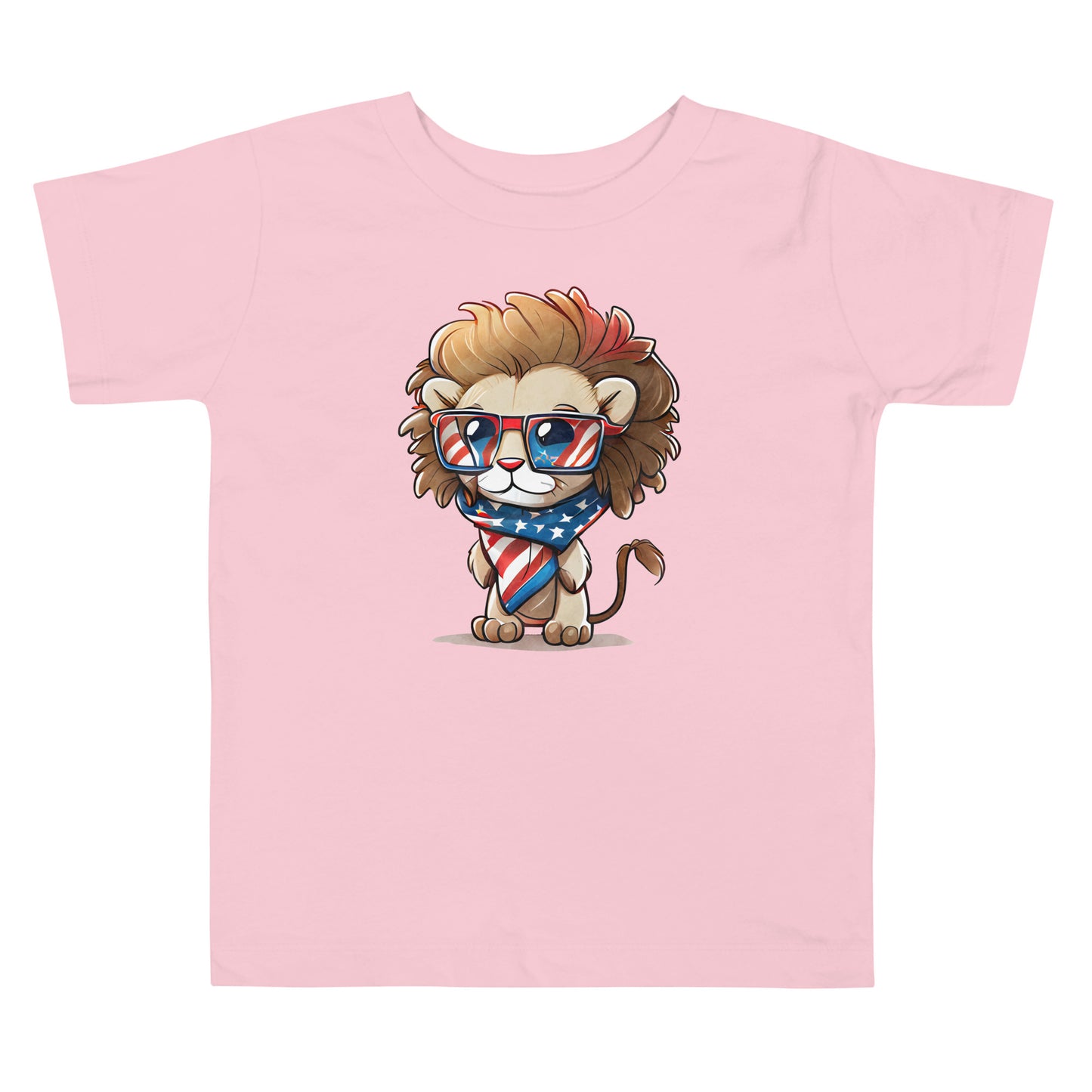 Patriotic T-Shirt for Toddlers "Patriotic Lion" TS310018