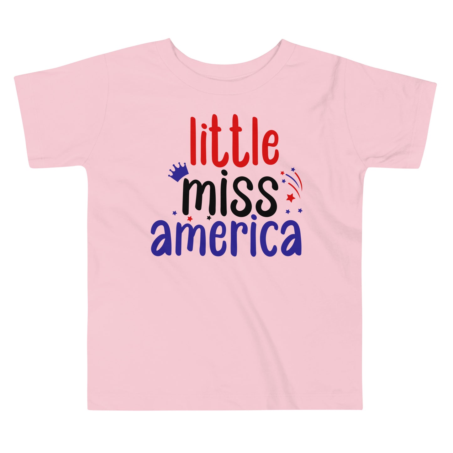 Patriotic T-Shirt for Toddlers "Little Miss America" TS310020