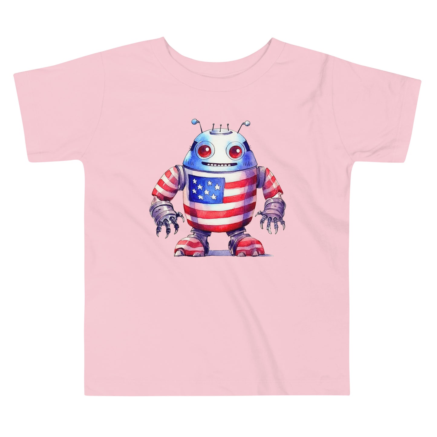 Patriotic T-Shirt for Toddlers "Robot" TS310022