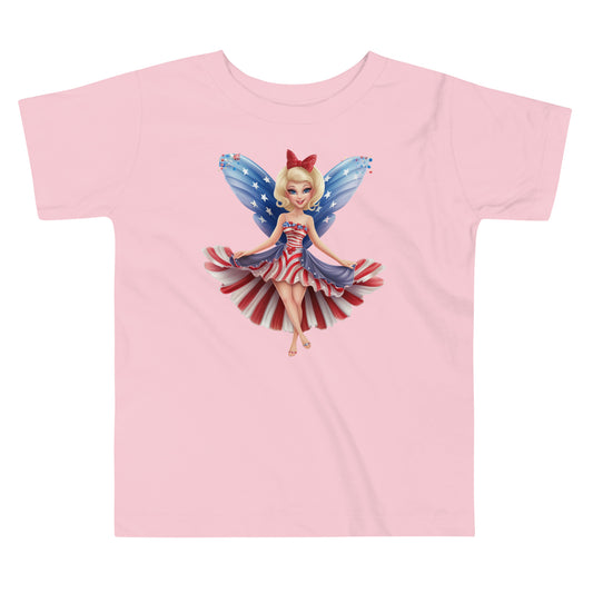 Patriotic T-Shirt for Toddlers "American Fairy" TS310028