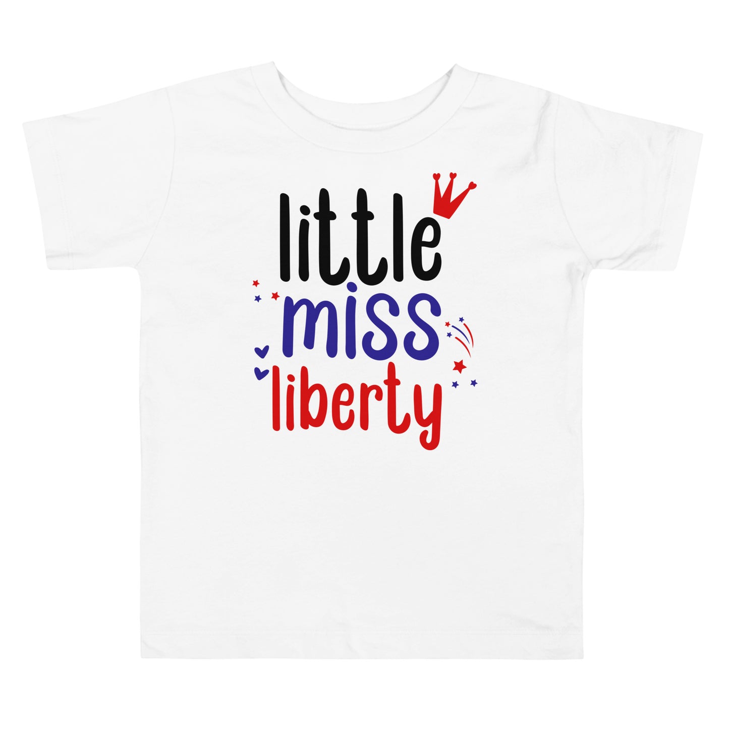 Patriotic T-Shirt for Toddlers "little Miss Liberty" TS310003