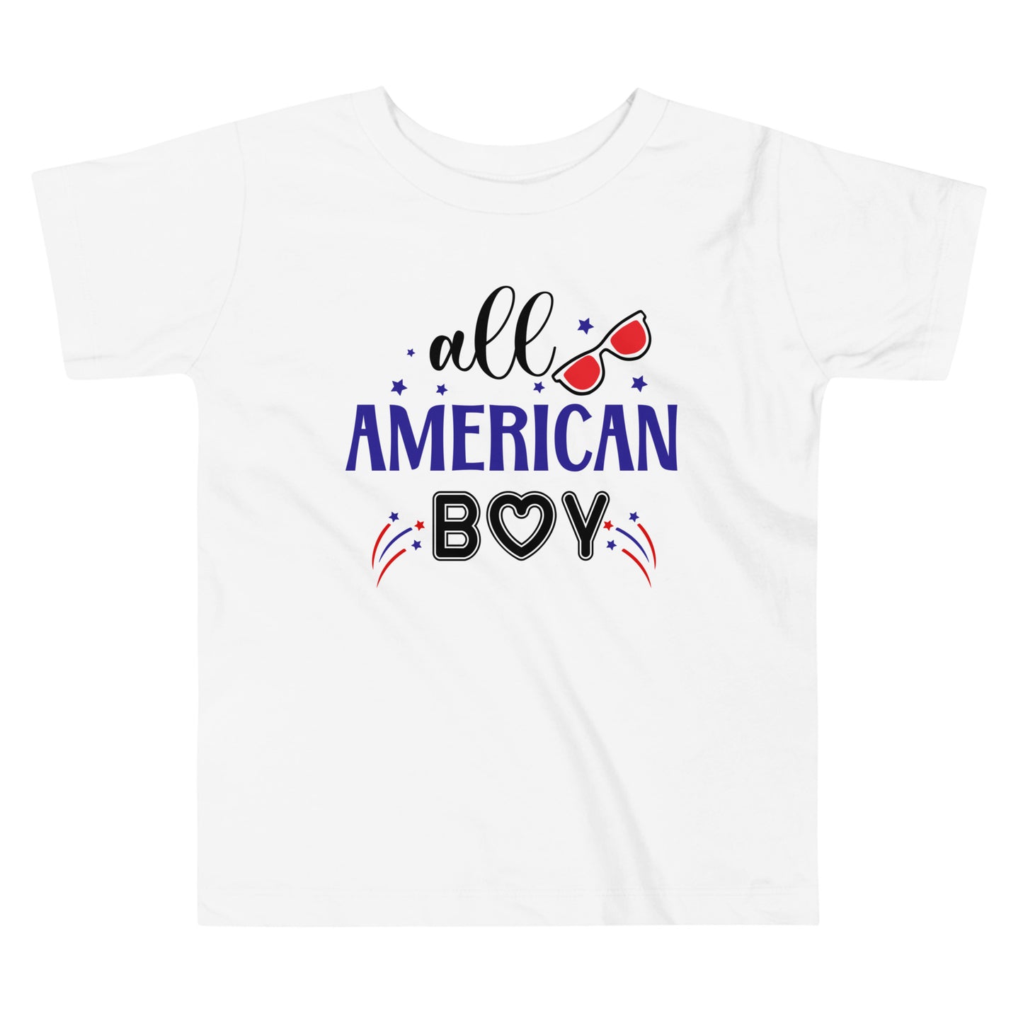 Patriotic T-Shirt for Toddlers "all American Boy" TS310004